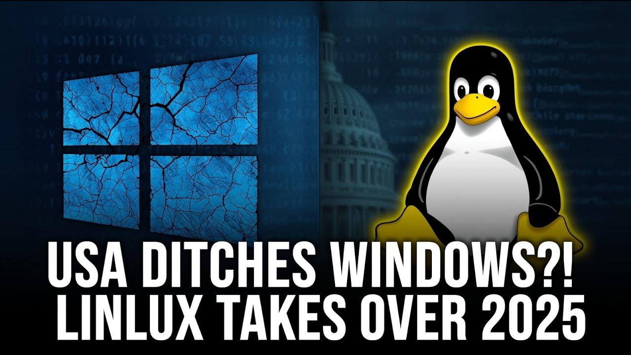 Why the USA Is Abandoning Windows for Linux in 2025 🇺🇸💥 Shocking Government Stats Revealed!