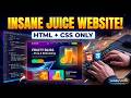 Modern Juice Landing Page: HTML & CSS Mastery (2026 Edition) 🍊✨