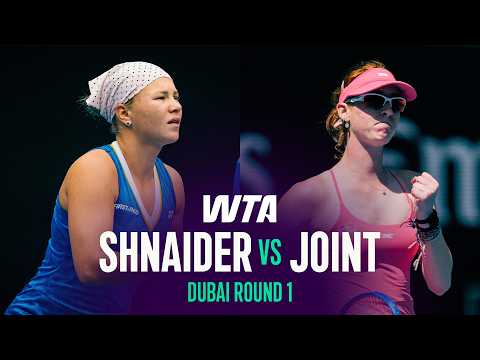 Diana Shnaider vs. Maya Joint | 2026 Dubai Round 1 | WTA Match Highlights