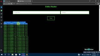 Php Folder Flooder Script By Webcoader