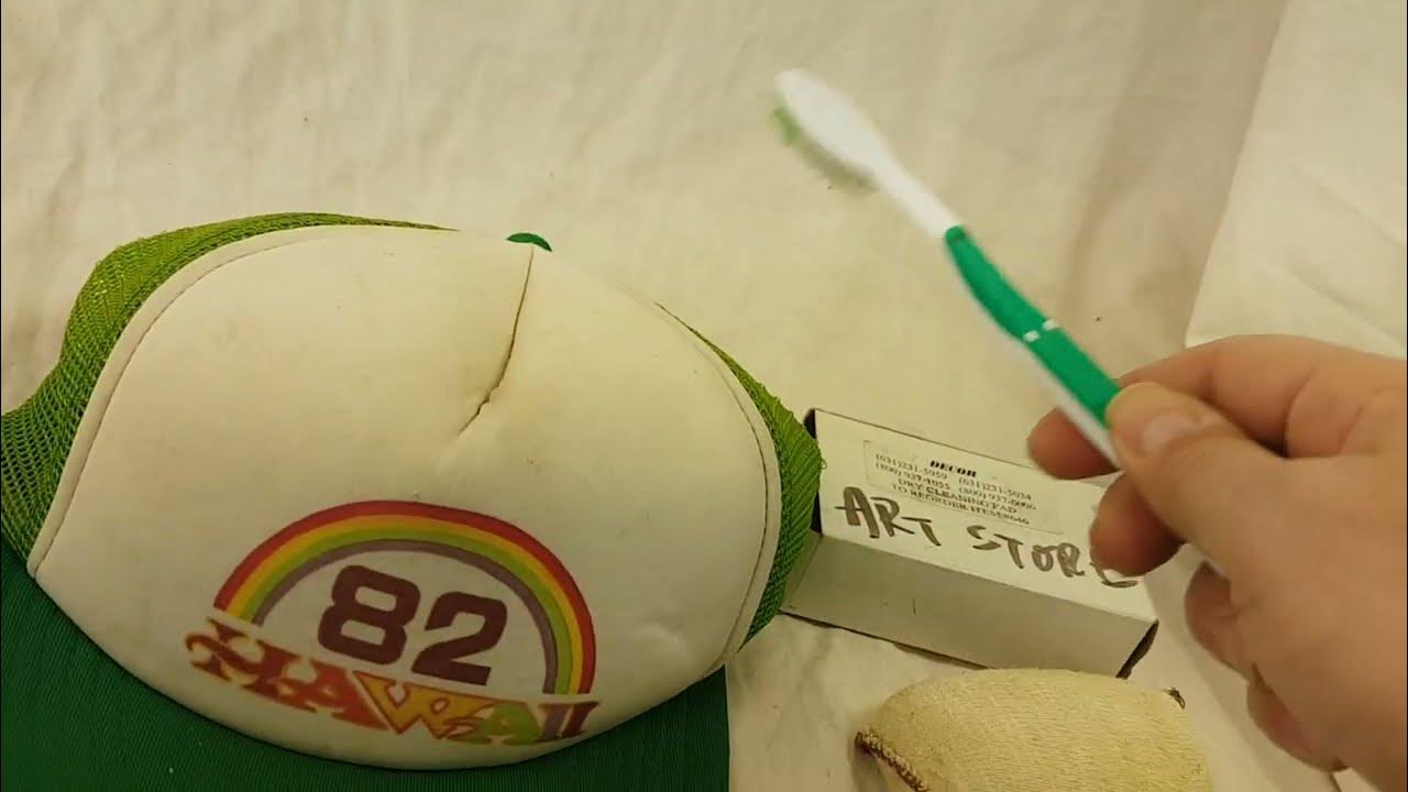 Quick Surface Clean a Snapback Trucker Hat YouTube