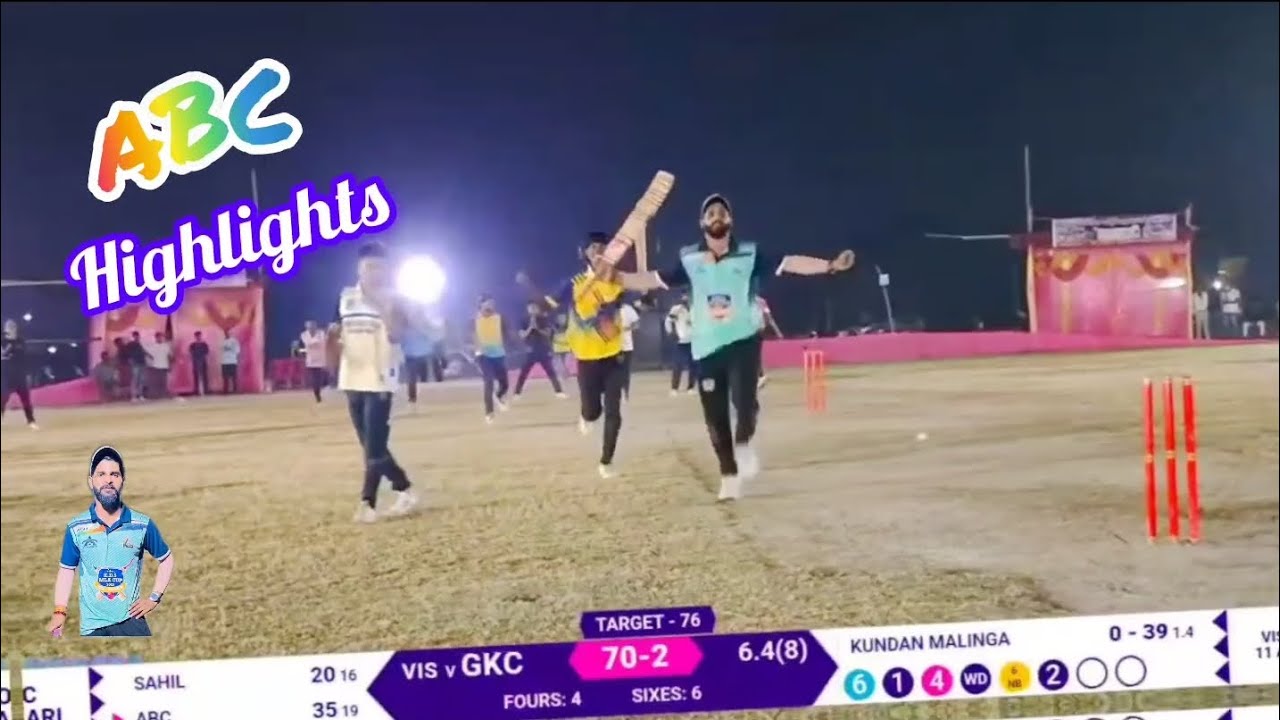 Great innings my life finished by ABC in Bharat Ratna night cricket tournament bike cup Samastipur.