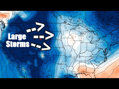 Several Large Storm Systems Are Coming - YouTube