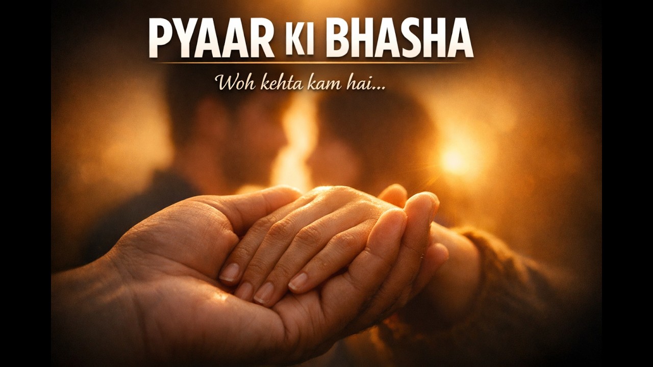 Romantic hindi poem | Pyaar ki bhasha | Male definition of Love