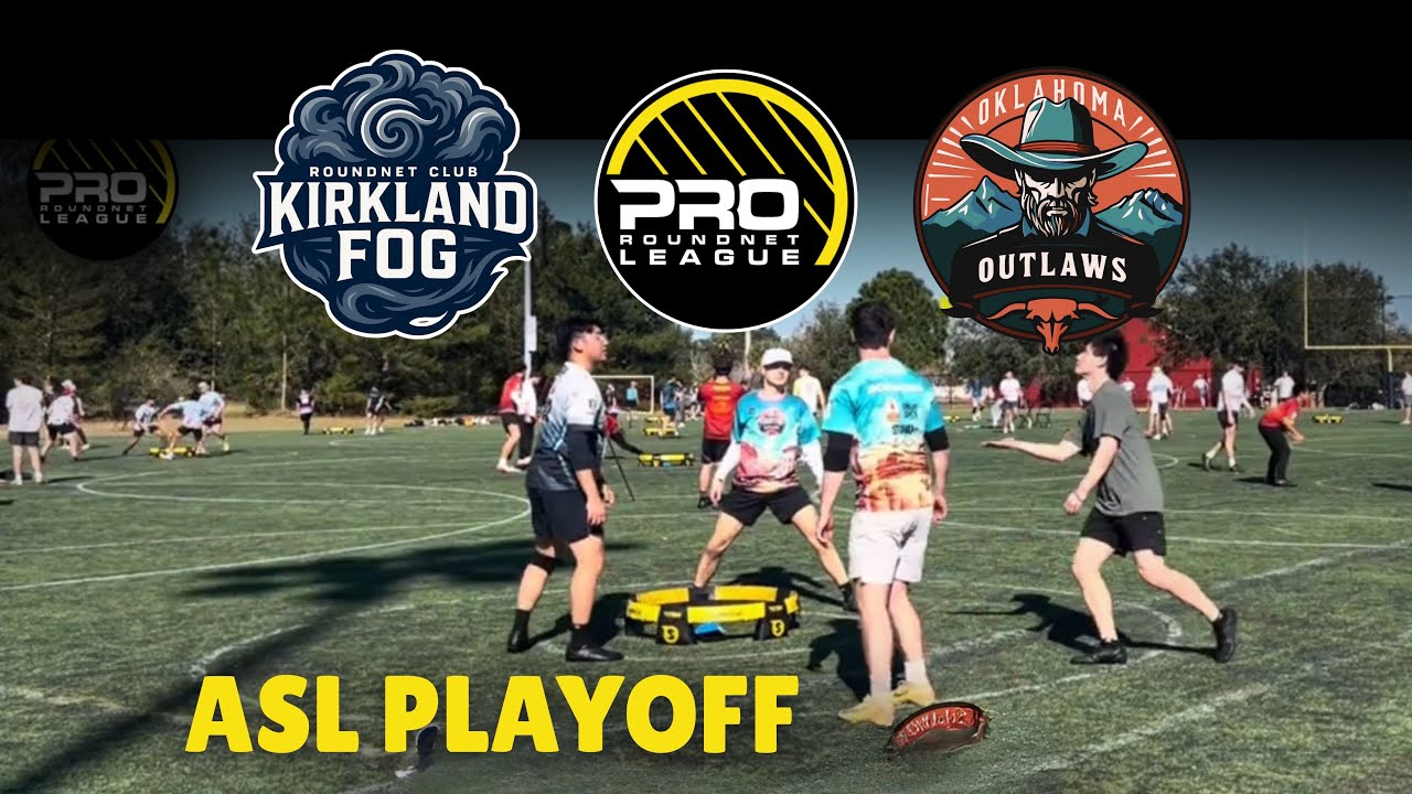 Oklahoma Outlaws vs Kirkland Fog - ASL Pro Roundnet Playoff |Pools| Timothy/David vs Derek/Richard
