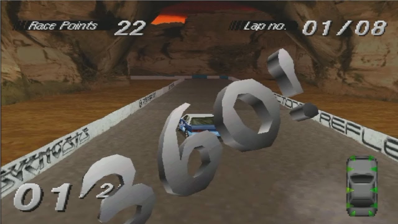 Destruction Derpy part 1 Around 360 (Rookie car gameplay and PS1 game)