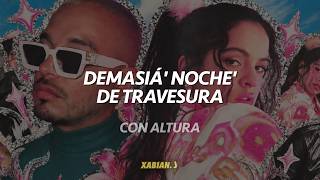 Rosalía - Con Altura (Lyrics) (with J Balvin feat. El Guincho)