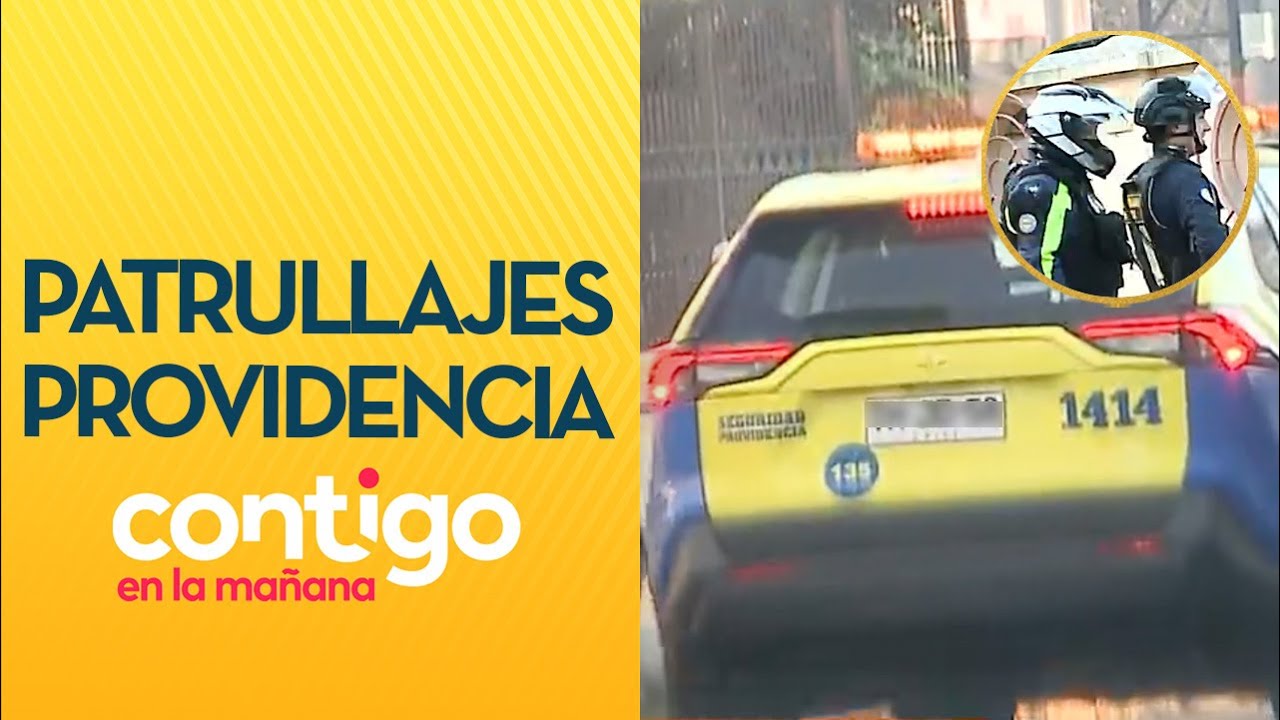 INTENSA TAREA: Así combaten Carabineros e Inspectores el crimen en Providencia- Contigo en la Mañana
