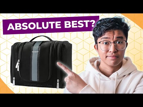 Bagsmart Toiletry Bag Travel Bag With Hanging Hook Review - YouTube