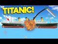 I Pumped Air into the Titanic Until it EXPLODED in the NEW UPDATE in Floating Sandbox!