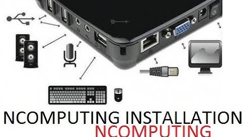 Ncomputing and installation technique