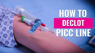 How to DECLOT PICC line Skills Demo | t-PA | Alteplase | TINA NP