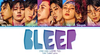 STRAY KIDS (스트레이 키즈) BLEEP | Tradução (Color Coded Lyrics)