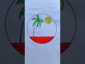 Circle Drawing se Amazing Nature 🌿😱 | Draw to Life #shorts #viral shorts