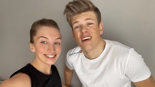 Home workout no equipment/ bodyweight (Live with Pernille & Johannes)