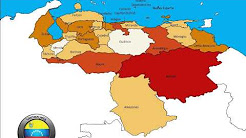 Venezuela Presentation Map Templates