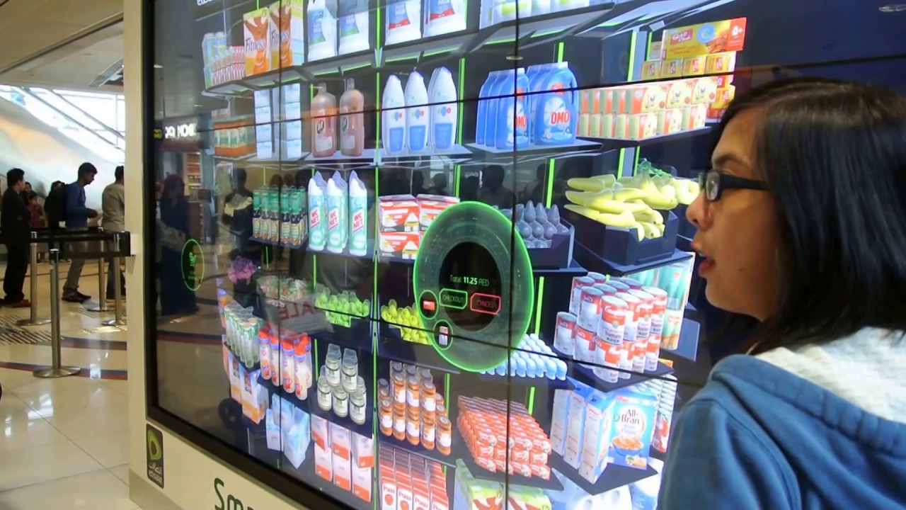 Dubai virtual grocery shopping - YouTube