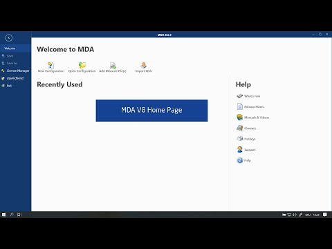 MDA V8 – Basic Introduction