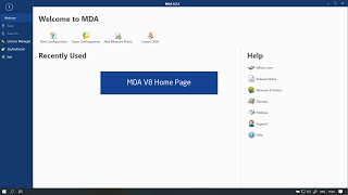 MDA V8 – Basic Introduction screenshot 1
