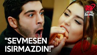 Hayat, Murat'ı ısırdı😈| Aşk Laftan Anlamaz 23.Bölüm