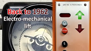 Step back in time... The Schindler 1962 electroMECHANICAL lift!