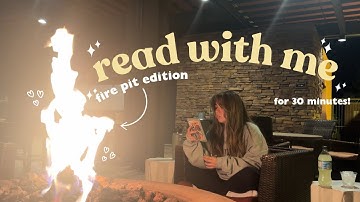 real time read with me ✨📖 (30 minutes of reading with music & crackling fire)