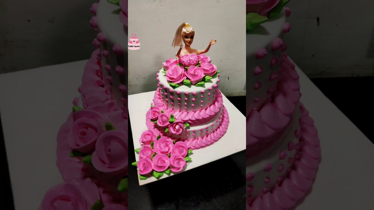 Barbie 🩷🩷🩷💜💜💜💜 #viraltiktok #Pedoçuras #reels__tiktok #boloquad, Barbie Cake