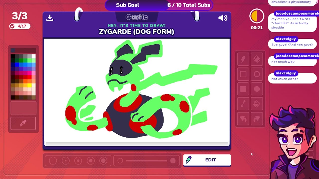 Designing Bug Type Pokémon FUSIONS w/ Chat in Gartic Phone - YouTube