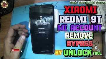 XIAOMI REDMI 9T How to BYPASS MI ACCOUNT UNLOCKTOOL|REDMI 9T Mi account delete kaise karen.