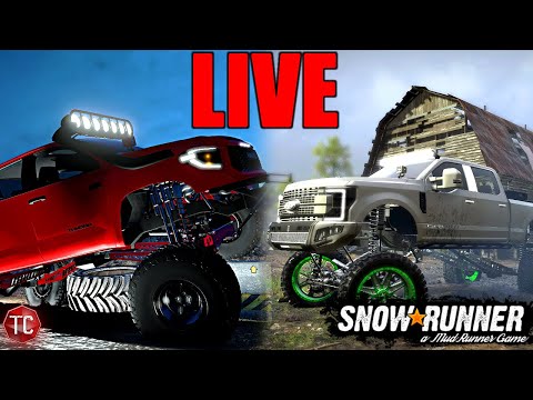 SnowRunner LIVE: NEW DLC SECRETS!? NEW MAP, NEW TRUCKS, REALISTIC ADVENTURES, & MORE!