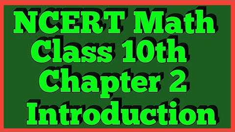 Chapter 2 NCERT Class 10th Polynomials Introduction Easy Method//CBSE//HBSE