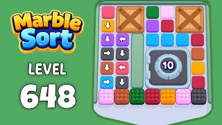 Marble Sort level 648 walkthrough solution 