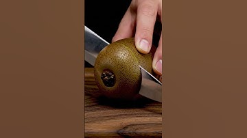 Hyper-Realistic ASMR: Slicing a Glass Kiwi Fruit! 🍏✨| AI