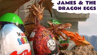 Thomas And Friends James On An Egg Hunt With Dragons