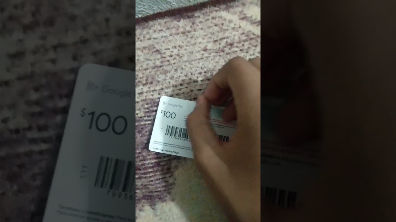 REGALANDO UNA Tarjeta DE GOOGLE PLAY