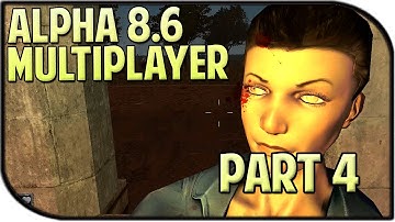 7 Days to Die Multiplayer Gameplay Part 4 - Police Station Troubles! (Alpha 8.6)