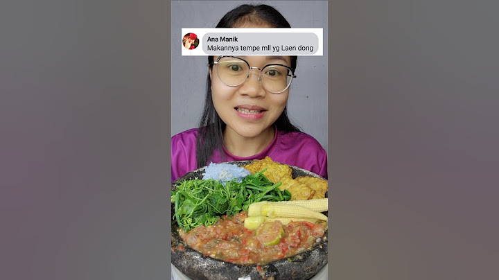 Yah mau gimana doyannya sm tempe 😁 #marikitacoba #mukbang
