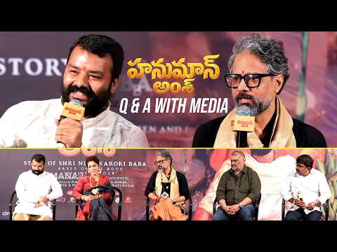 Hanuman Ansh Movie Team Q & A with Telugu Media | Vishal Chaturvedi, Shobhinaw Satyaa