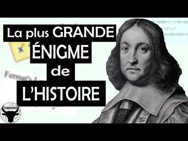 L'INCROYABLE HISTOIRE DE LA CONJECTURE DE FERMAT CMH#14 - YouTube