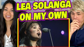 REACTION to LEA SALONGA - On My Own (Les Misérables)