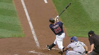 Jim Thome crushes a mammoth home run at Target Field
