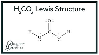 H2CO3 Lewis Structure (Carbonic Acid)