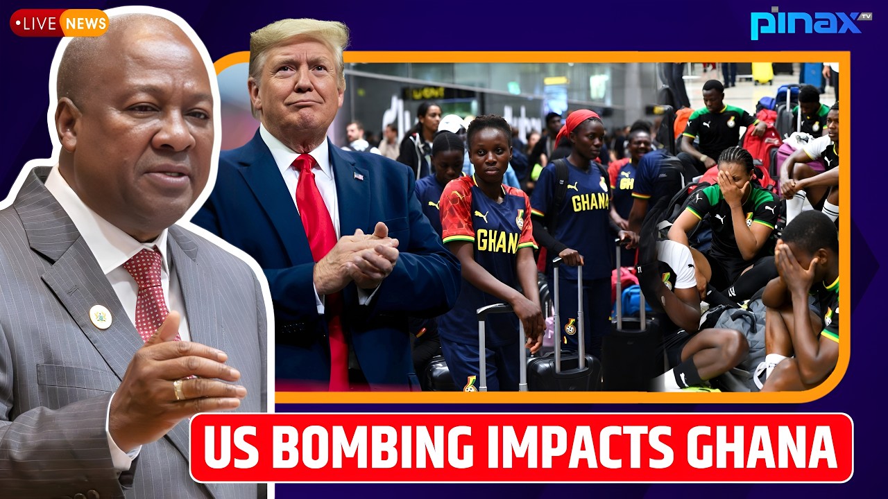 🚨 BREAK: US & IRAN B0MBING SH0CK Hits Ghana — BlackQueens National Team STRANDED at Dubai Airport ✈️