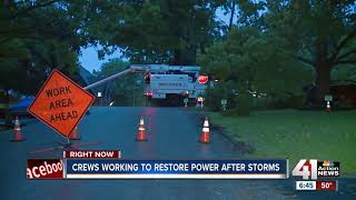 Overnight storms down trees, cause power outages and minor flooding