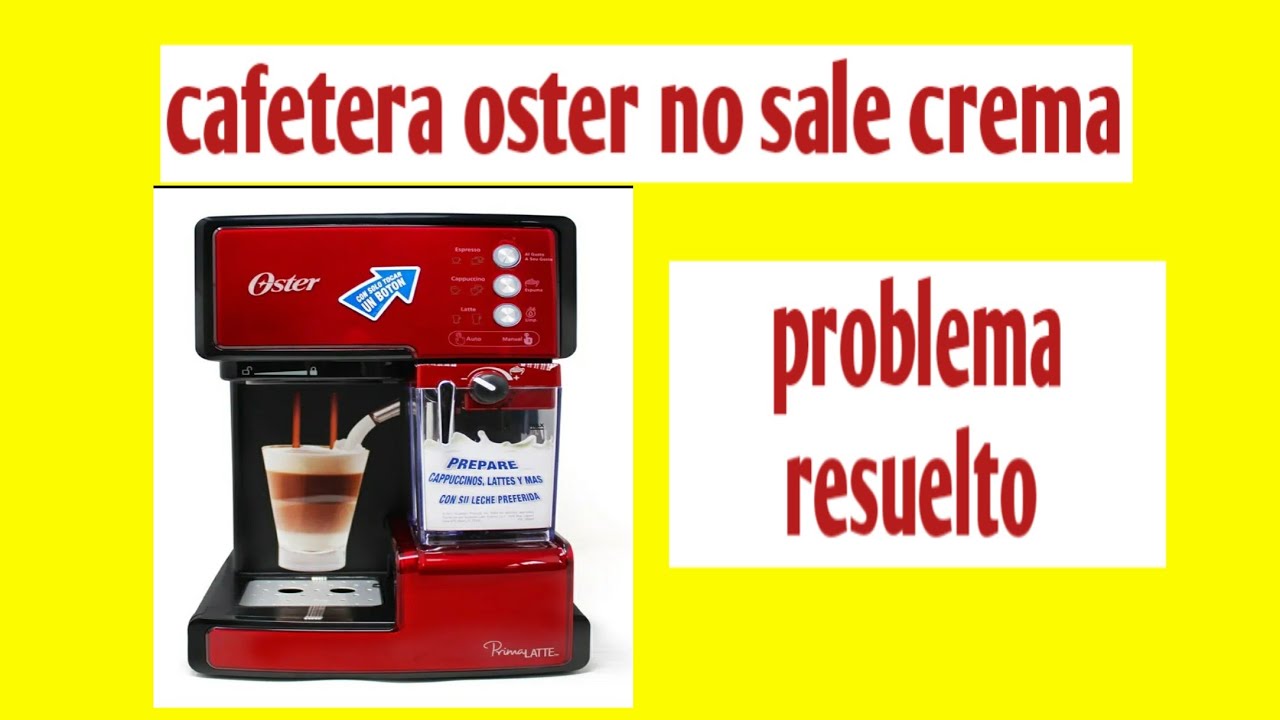 Cafetera Oster Prima Latte. Pierde Agua . caño Caldera.