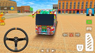 Coach Bus Simulator City Bus New Bus Wala Game 2024 Gameplay video #bus screenshot 5