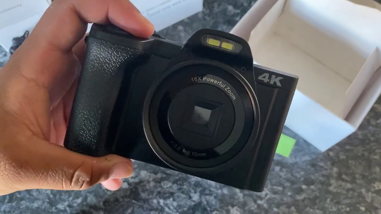 Déballage de l’appareil photo AABELOY 4K 2020