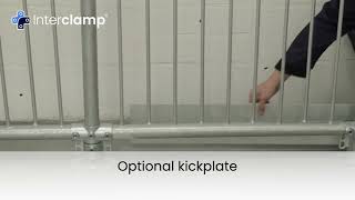 Interclamp Pedestrian Barrier Panels