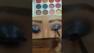 #blue#smokey#glitter#eyemakeup#look#tutorial#short#short#. #trending#video#💙✨🧿