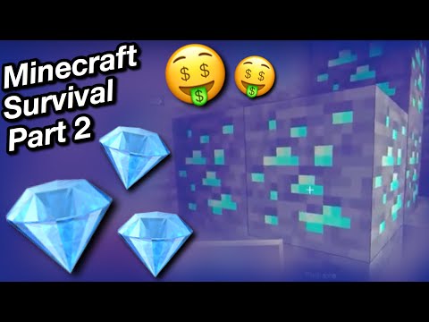I found Diamonds and Got a NEW MIC?!?! [Minecraft Ep 2]